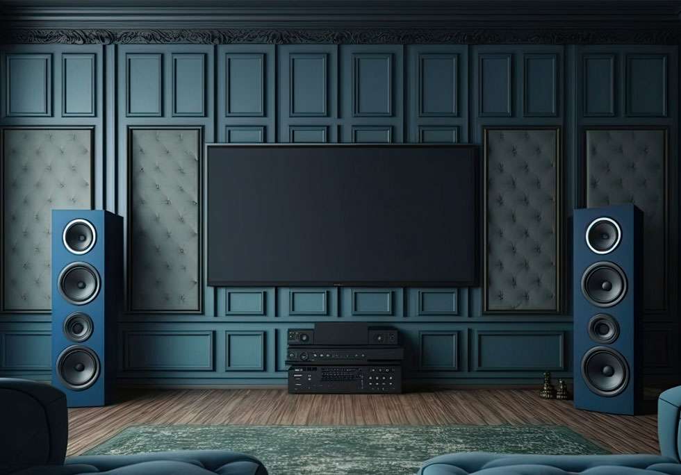 Photo of Home Theater setup in home